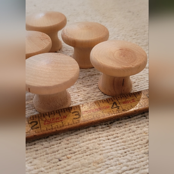 Wood Door Pulls Knobs Lot 41 pieces Different Sizes Wooden Cabinets - Picture 7 of 13